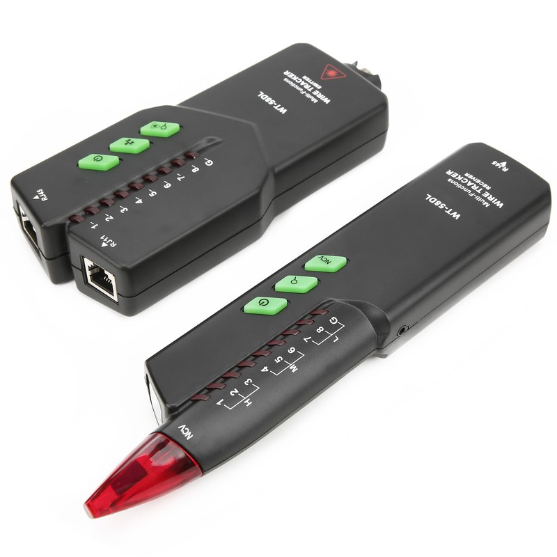 WT58DL 0300m Network Cable Tester AntiInterference Noiseless POE Multifunctional Wire