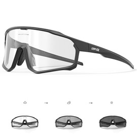 KAPVOE Photochromic Cycling Glasses Men Women Clear Mountain Bike Sunglasses MTB Sports Transition Triathlon Bicycle Running