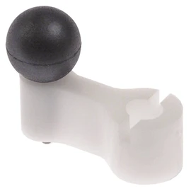 Fimar Dough Rolling Aid for FI42, FIP42, FI32, Transparent White/Black, Plastic, 18.5 mm Height, 32 mm Hole Spacing, 10 mm Hole Diameter