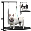 SUNMCCN Dog Grooming Table Arm with Hammock, 35" Adjustable Height