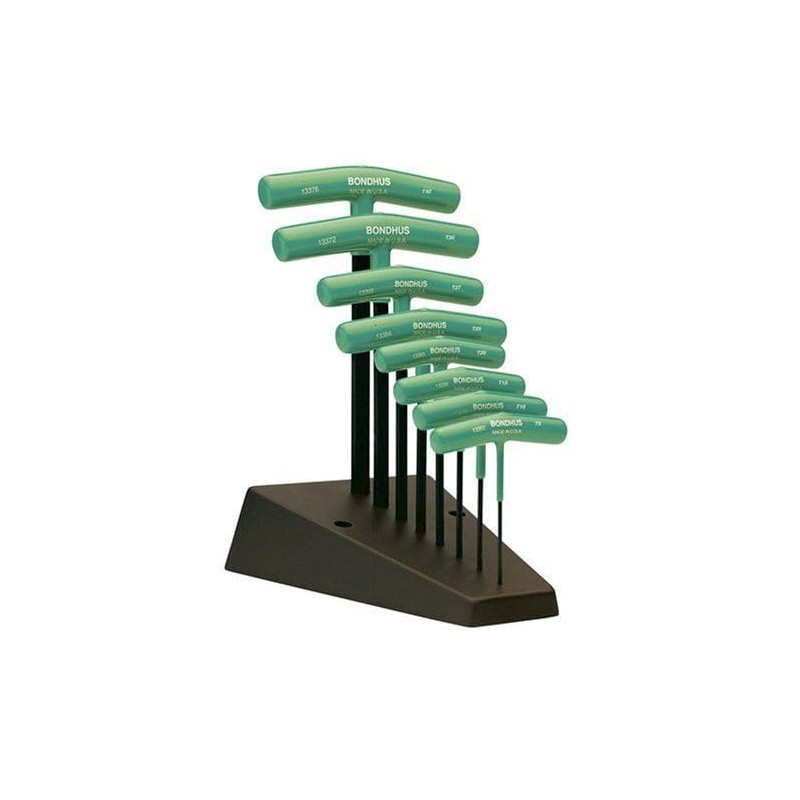 Bondhus 26pc T Handle Hex Wrench Set Torx, Metric &