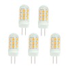 SZHZS G4 LED Bulb 120V Bi-Pin Base, 3W Soft Warm