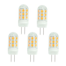 SZHZS G4 LED Bulb 120V Bi-Pin Base, 3W Soft Warm White 3000K, Replaces 30W-35W Halogen for Under Cabinet, Ceiling, Wall, and Puck Lights