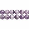 SKYBEADS Natural Amethyst Crystals and Gemstones Beads for Threading, Round,