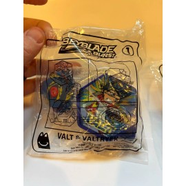 McDonald's McDonalds Happy Meal Toys BeyBlade Burst #1 Valt & Valtryek #2 Shu & Spryzen