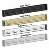 6-Hook Designer Wardrobe Reversible 13.75" Length Closet Belt Rack with