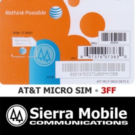 AT&T 4G Micro SIM Card 40954 (BRAND NEW)