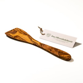 das Olivenholzbrett®, Olive Wood Spatula / Spatula / Wooden Spatula / Spatula Made of Olive Wood / 30 cm