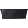 Carlisle 4401103 Comfort Curve Bus Box/Tote Box, 7" Deep, Black