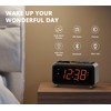 Radio Alarm Clock with App Control, Bluetooth, FM Radio, Dual