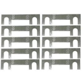 AERZETIX - C42200-10 x strip fuse - 100A - with flaps blades - for high current - fuse holder