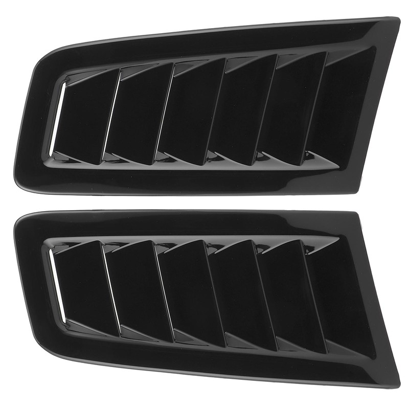 2Pcs Universal Bonnet Air Vents Engine Hood Car Exterior Parts