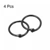 sourcing map Loose-Leaf Binder Rings, 30mm/ 1.2 inch Metal Book