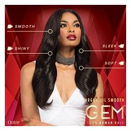 Outre 100% Human Hair Weaving GEM YAKI (10", 2)