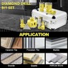 Diamond Core Drill Bits Set 10PCS - DARTOTEK Tile Hole