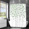 Jbralid Happy St Patrick's Day Clover Shower Curtain Green Shamrock