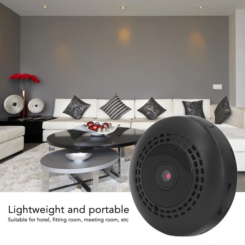 Security Camera ABS Plastic 300mah Household HD Infrared Night Vision