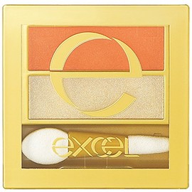 Excel DU02 Dual Eye Shadow, Sunset Orange