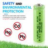 8-Pack AA Ni-MH Solar Light Rechargeable Batteries - 600mAh 1.2V