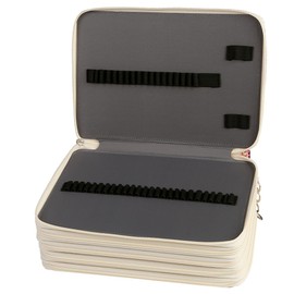 Lbxgap Colored Pencil Case - 250 Slots Pencil Holder with Zipper Closure Twill Fabric Large Capacity Pencil Case for Watercolor Pens or Markers, Pencil Case Organizer for Artist