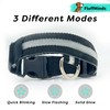 FluffMinds Light Up Rechargable Dog Collar, LED Dog Collar Light