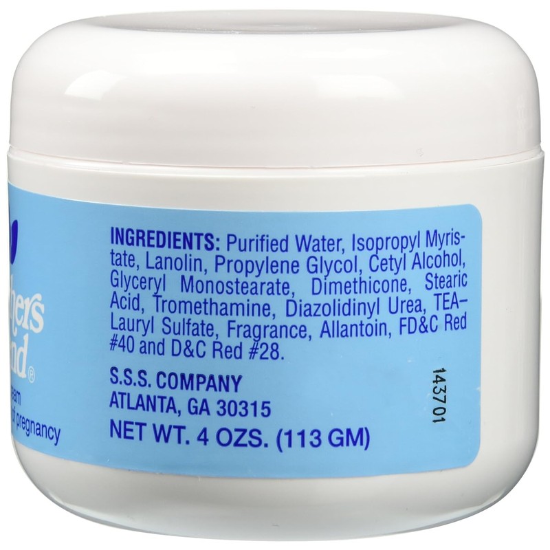 Mothers Friend Body Skin Cream 4 oz (Pack of 4)