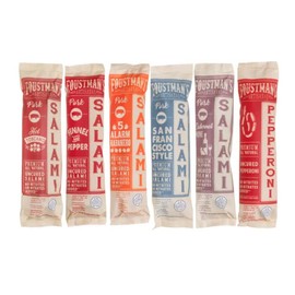 Foustman's Salami Mix Variety Artisanal, Includes Nitrate-Free, Naturally Cured, Gluten-Free, Dairy-Free, Pack of 6 Salamis