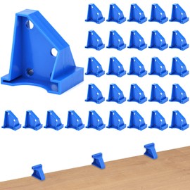 QWORK Flooring Spacers, 1/4'' & 1/2'' Gap – 40 PCS Laminate Wood Flooring Tools Installation Spacers for Laminate, Vinyl, Engineered Hardwood, Bamboo & LVT, Floating Floor Installation