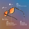SURFOU Blue Light Filter Glasses for Men and Women, Blue