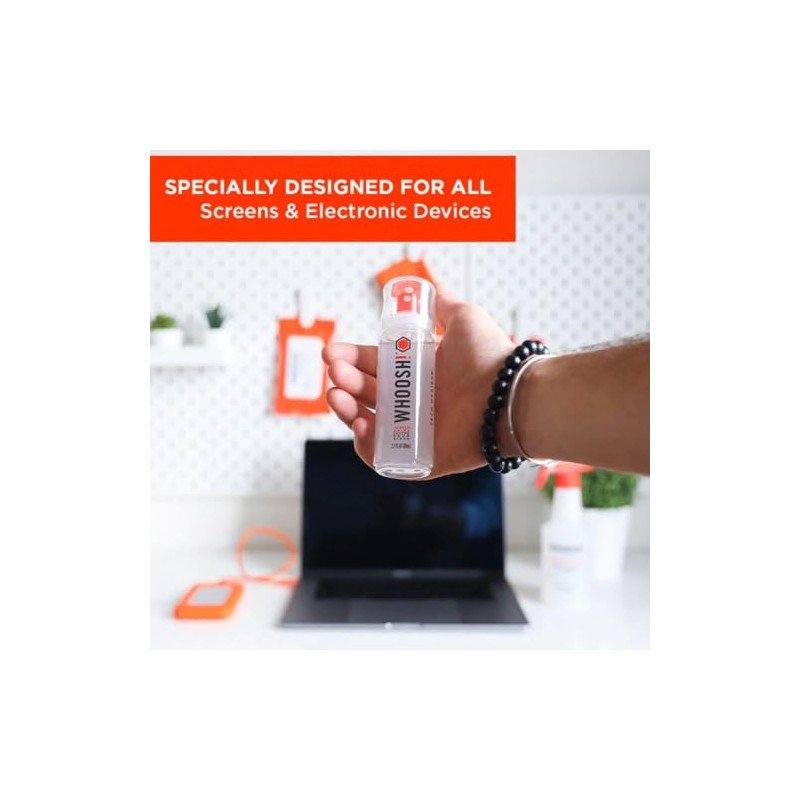 WHOOSH! Screen Shine Duo+ Desk Bottle and Pocket Sprayer &