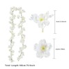 Pknoclan Artificial Flowers, Cherry Blossoms, Wisteria Flowers, Artificial Wisteria Flowers,