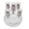 GSKMOTOR 009 Distributor Cap Clear Stock Top Mount Compatible with