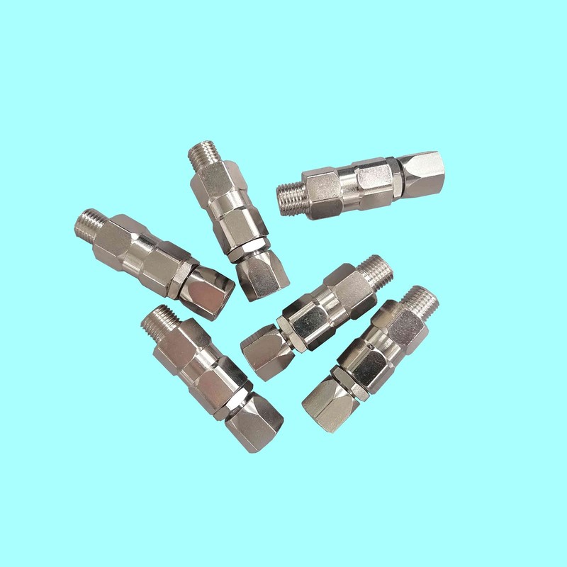 Sprayer Joint, 1/4-Inch Hose Swivel Joint 2 Pack, 360 Degrees