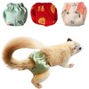 TTMIMIK Adjustable Small Pet Diapers, Reusable Washable Squirrel Diapers Absorbent