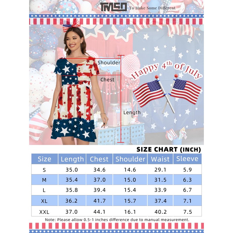 TMSD Womens Memorial Day Outfits American Star Stripes Flag Short
