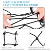 MICTUNING Cargo Nets, 6mm 47" x 36" Heavy Duty Latex