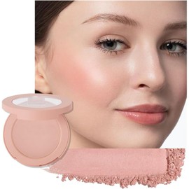 CAKAILA Rubor Para Mejillas, Paleta De Rubor Mate En Polvo Rosa Melocotón Para Mujeres Mayores. Ligero, Suave, Difuminable, Resistente A La Decoloración Y A Las Transferencias, Acabado Mate Natural