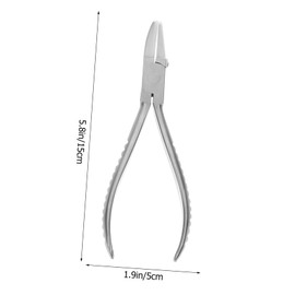 Outanaya Eyeglass Repair Tool Steel Temple Adjustment Pliers Glasses Leg Adjusting Pliers Easy to Use for Home and Professional Repair