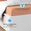 etérea Microfibre Bed Linen (Rhombus Pattern Mino, Microfibre, orange, 135