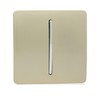 Trendi Modern 1 Gang 1 or 2 way Screwless Rocker