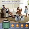 HP072 Filter Replacement Compatible with Shark NeverChange Air Puri-fier Compact