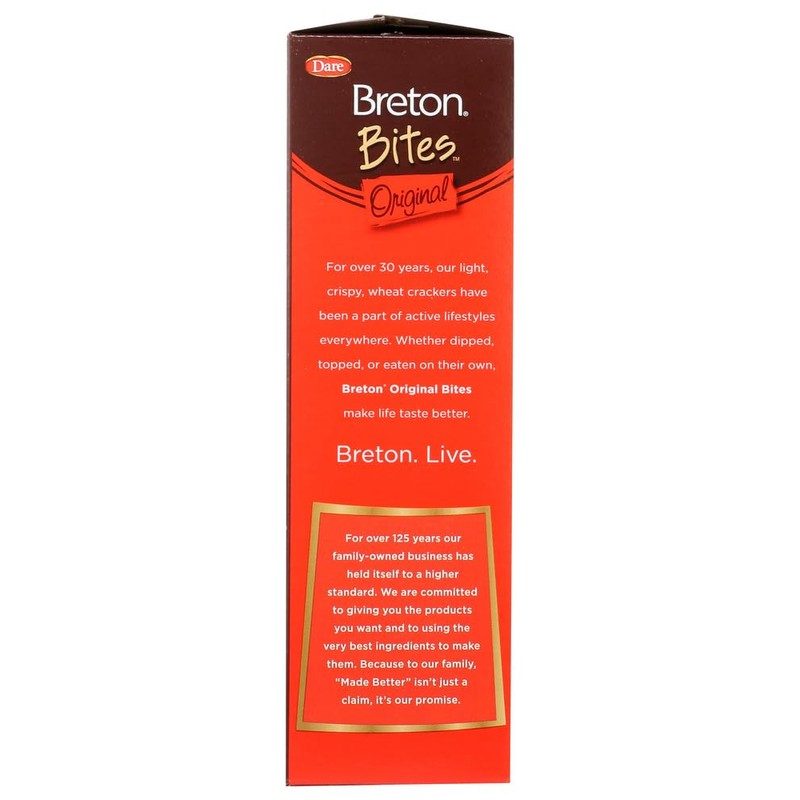 Dare Breton Minis Crackers, Original, 8 Ounce