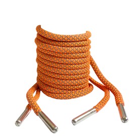 GxxBxx Sport Round Shoe Laces Reflective, for Shoes/Boots [9 Different Lengths Thick 6 Colors] (Orange, 31 IN/80CM)