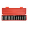 Cal Hawk Tools AISDCVB15S 1/2" Deep Impact SAE Socket Set