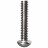 10-24 x 2 Round Head Machine Screws, Slotted Drive, Stainless