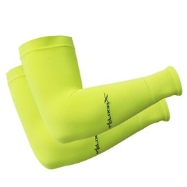 UPF 50 Sunblock UV Protective Compression Arm Cooling Sleeves for Men Women Kids, 1 Pair