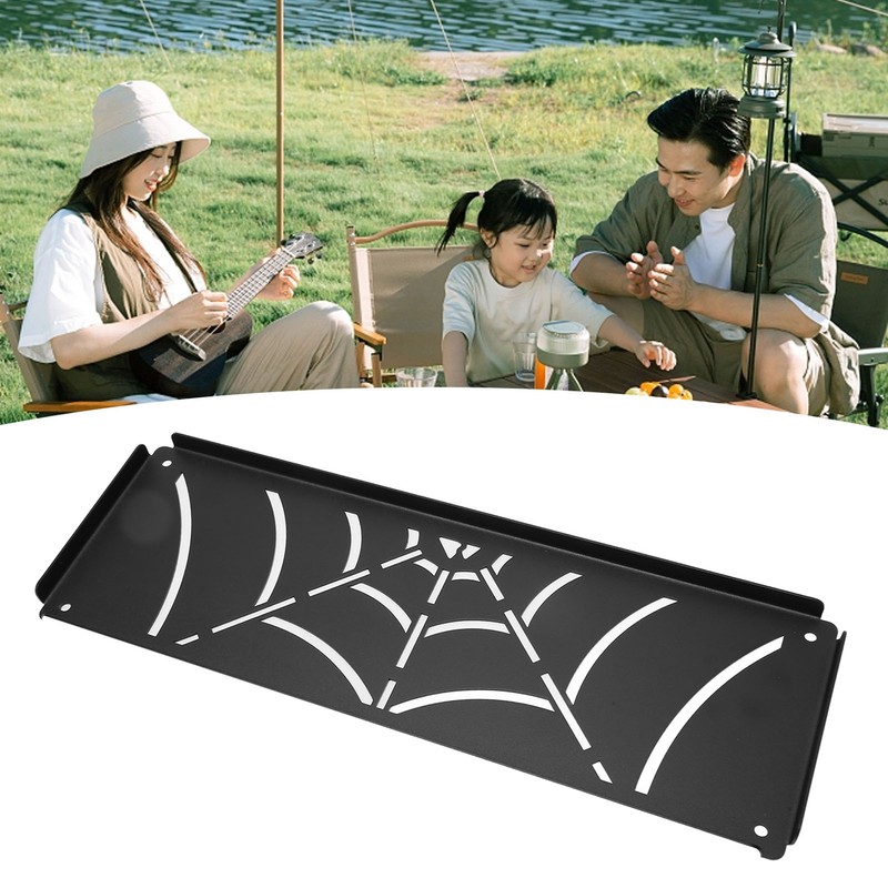 Outdoor Camping Table Board Portable Carbon Steel Spider Stove Tabletop