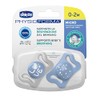 Chicco Chupón Physio Micro Azul SIL 0-2M - 2UN