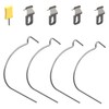 National Hardware N900-009 Low Damage Wall Hanging Hardware Kit, Zinc