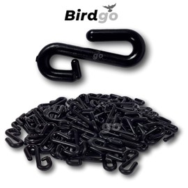 Birdgo 100 Nylon Plastic Net Hooks for Bird Control Netting Fixing, Access & Repair Solution